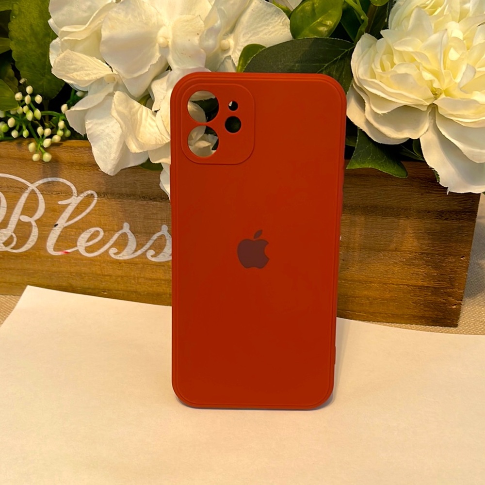 iPhone 12 wine color soft case